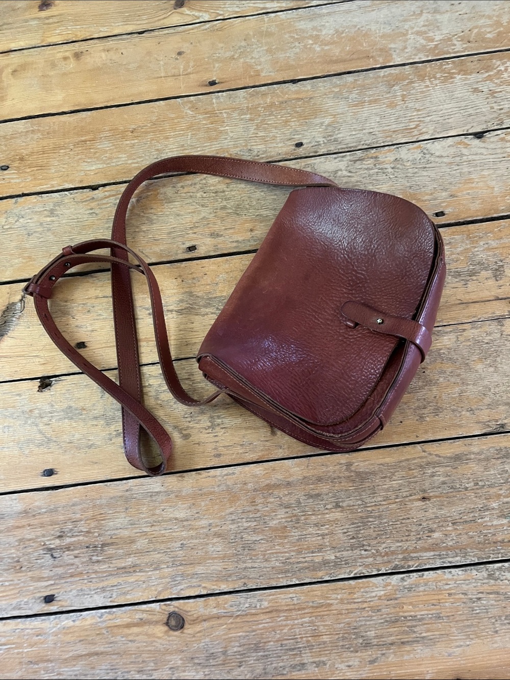 Lucky Brand Leather Crossbody Bag in brown